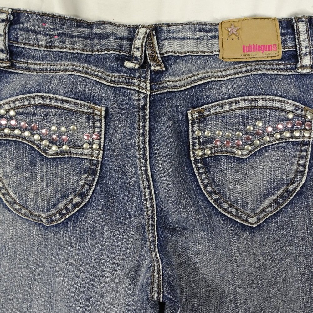 Y2K Bubblegum Girls Youth Jeans Size 12 - Picture 3 of 7